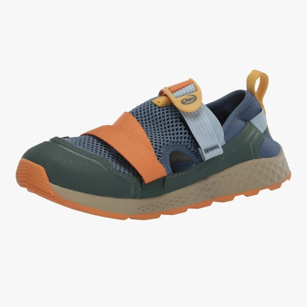 Chaco Kids Multicolor Sport Sandals - Orange, Blue, Green